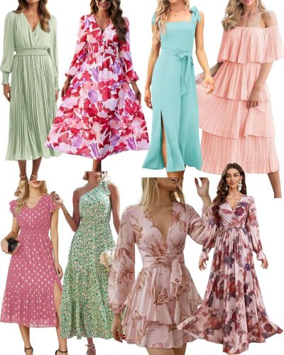 Spring Wedding Guest Dresses from Amazon