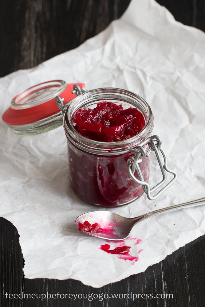 Auf Vorrat: veganes Rote-Bete-Relish | Feed me up before you go-go