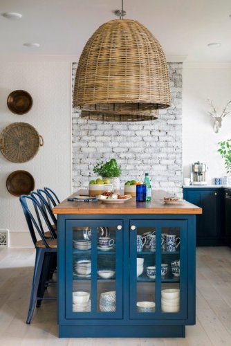 Being bold: Go for color on kitchen cabinets