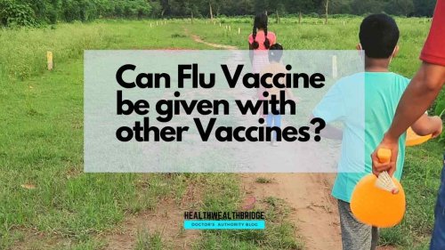 Can Flu Vaccine be given with other Vaccines?