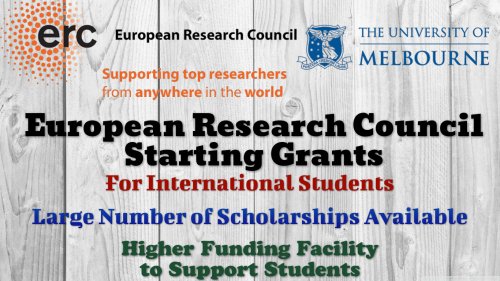 European Research Council Starting Grants for International Students