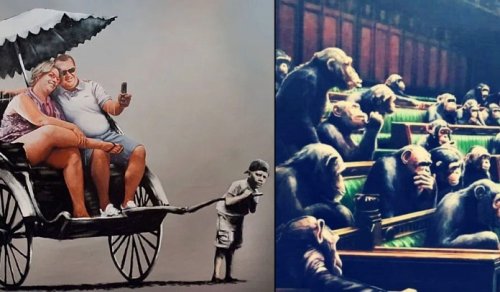 18 Iconic Banksy Artworks (Indoors!) - STREET ART UTOPIA