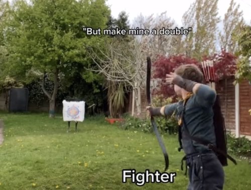 How D&D classes use bows