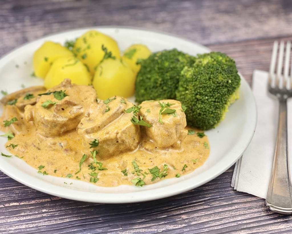 Schweinemedaillons mit Jägersauce
