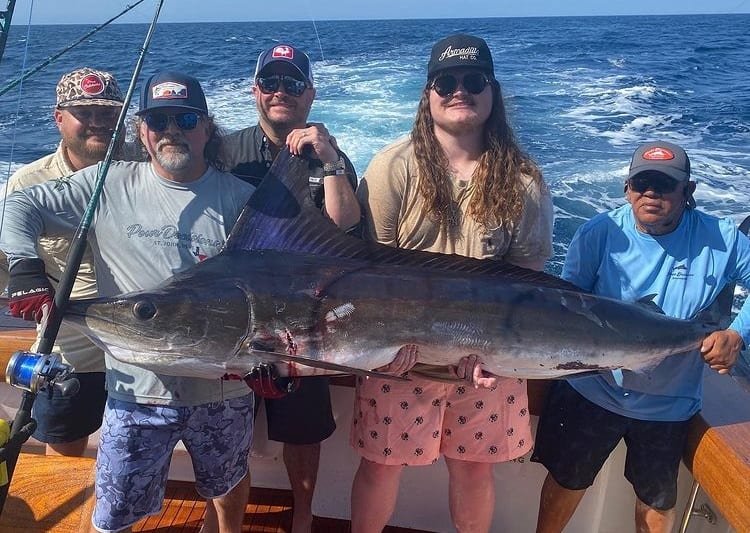 Kolby Cooper, Randy Rogers, And Wade Bowen Reel In Massive Marlin In Mexico