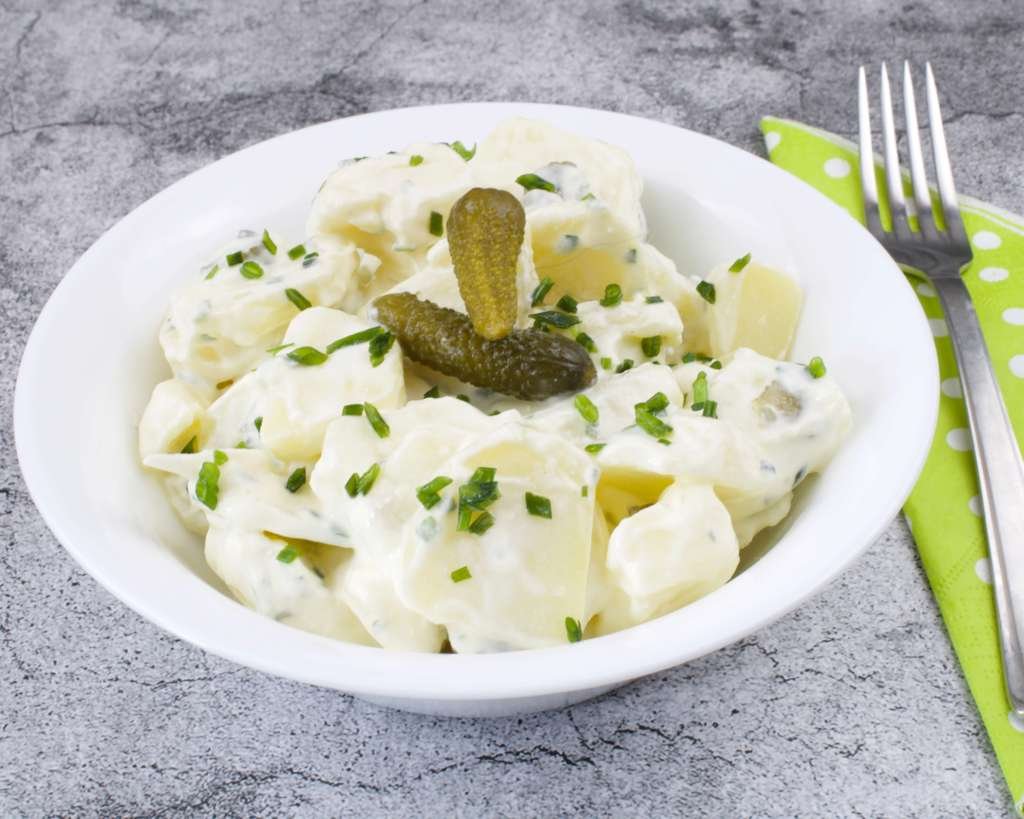 Kartoffelsalat mit Saurer Sahne