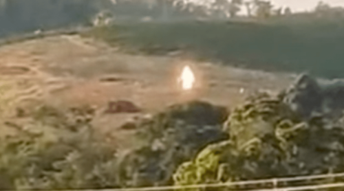 Mysterious glowing humanoid caught on video