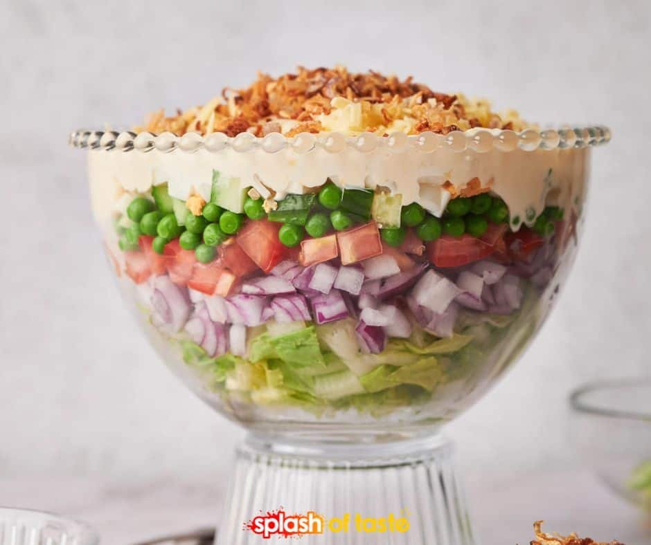 No More Boring Potlucks: 7 Layer Salad Shines!