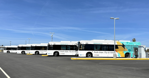 BYD Ride electrifies Oakland Int'l Airport shuttle bus fleet