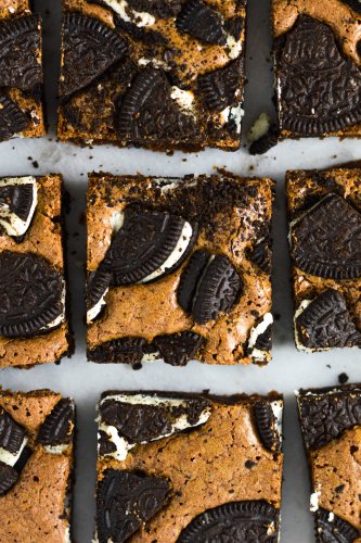 Oreo Brownies | A Taste of Madness