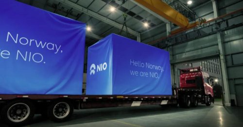NIO superchargers and battery swap stations begin journey to Norway