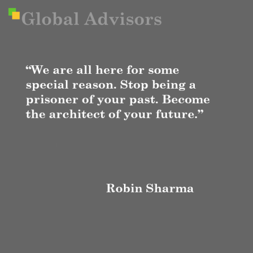 Quote: Robin Sharma - Global Advisors | Quantified Strategy Consulting