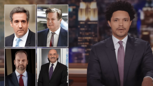 Trevor Noah Counts How Many Ex-Trump Allies Have Gone to Prison After CFO Pleads Guilty to Tax Fraud (Video)
