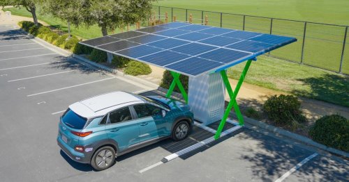 This modular off-grid solar EV charger can be installed in just four hours