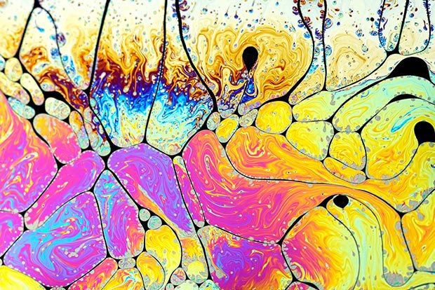 Psychedelic Soap Photographed by Mark Johnson