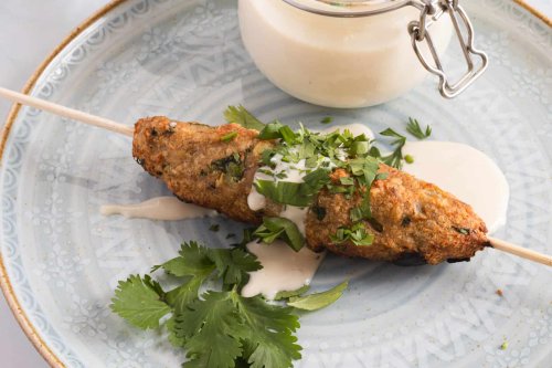 The Best Grilled Middle Eastern Chicken Kofta Kebab Skewers