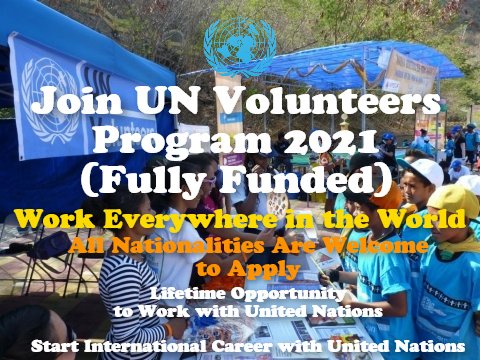 UN Volunteers Program 2021 (Fully Funded) for All Nationalities
