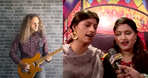 Watch this perfect fusion of metal guitar riffs and Indian singers