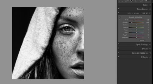 How to Make Freckles POP or Disappear in Lightroom