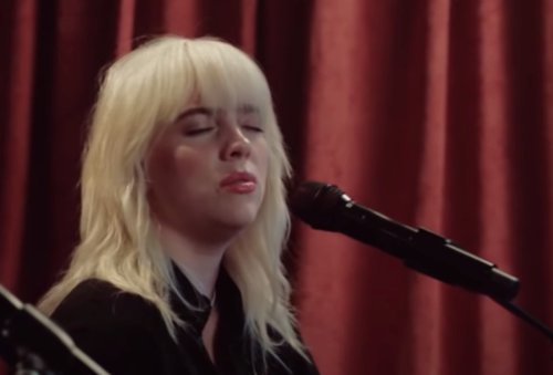 Watch Billie Eilish's enchanting performance of the 1935 standard "I'm in the Mood for Love"