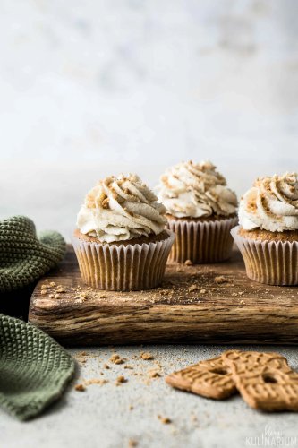 Spekulatius Cupcakes mit Mascarpone Topping - Kleines Kulinarium