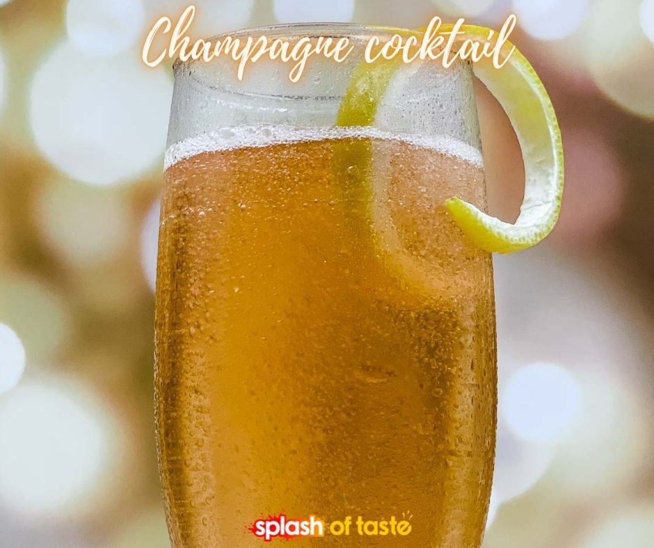 Champagne cocktail: impressive and easy
