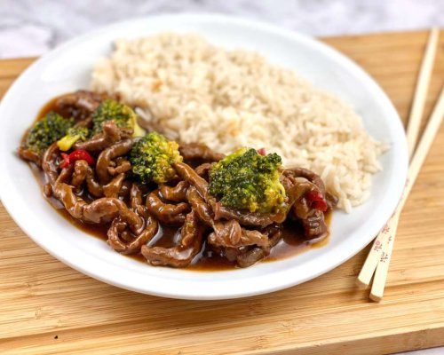Asiatische Rindfleisch Pfanne mit Brokkoli