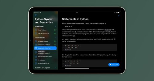 'Tinkerstellar' is a new iPad app to help you start programming in Python