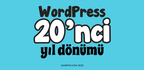 WordPress 20’nci Yılını Kutluyor