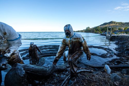 Oil Spill in Mauritius Caused by Crew Searching for Better Phone Signal