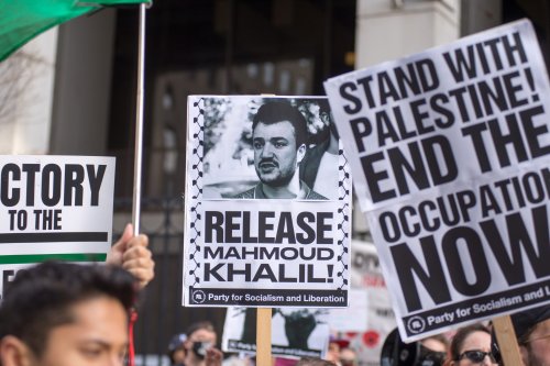 My name is Mahmoud Khalil and I am a political prisoner.