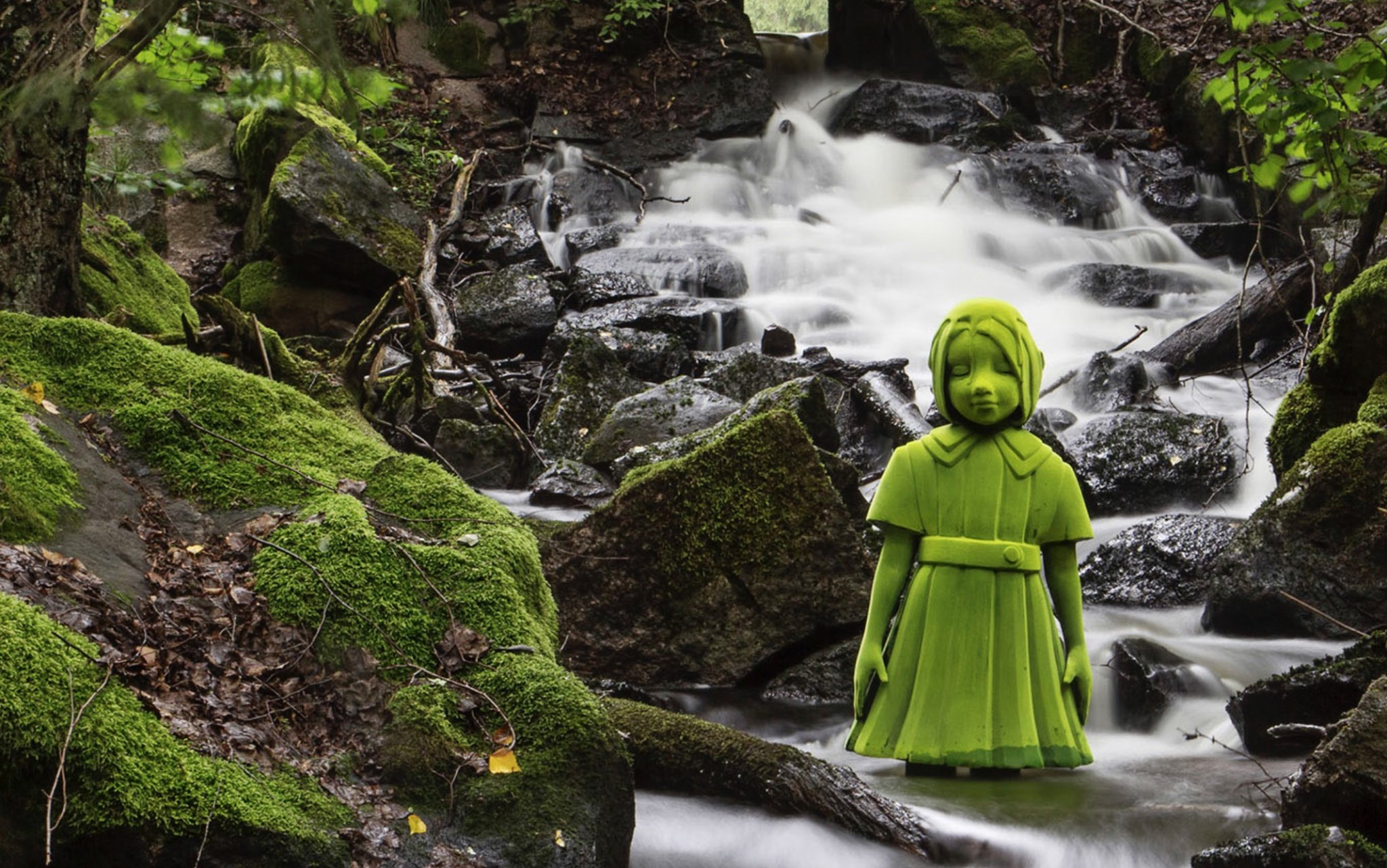 Vibrant, Intriguing Moss People in the Finnish Forest