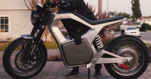 SONDORS Metacycle electric motorcycle gets passenger pegs, better seat