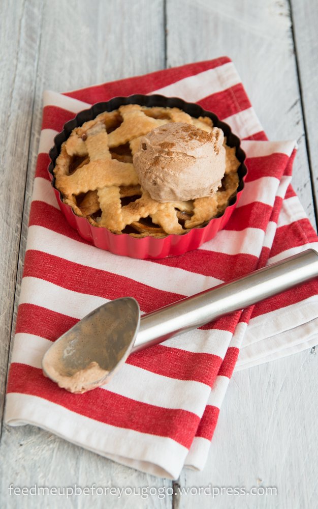 Apple Pie und Cinnamon Ice Cream