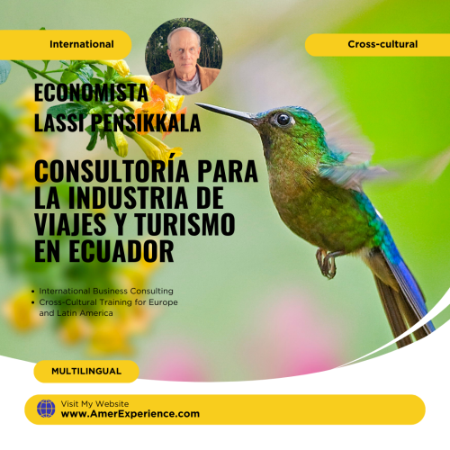 Consultoría para la Industria de Viajes y Turismo en Ecuador, Economista Lassi Pensikkala