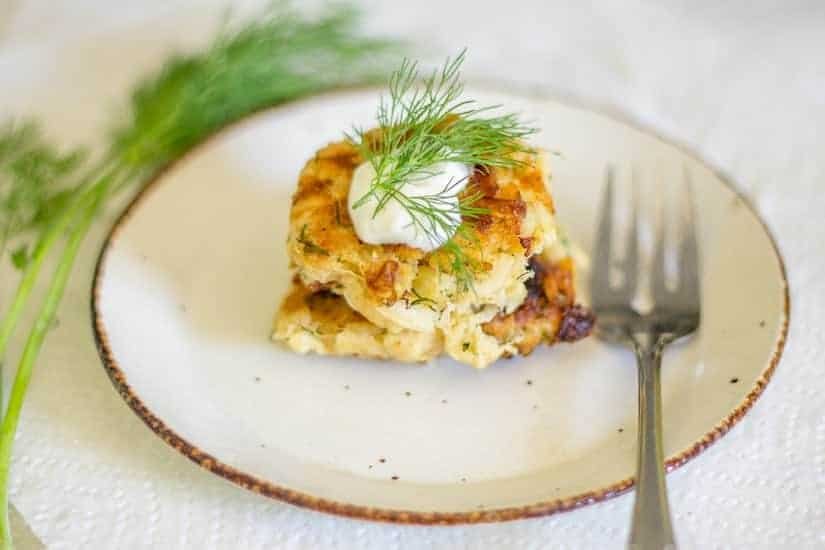 At the Immigrant's Table: Dill zucchini fritters