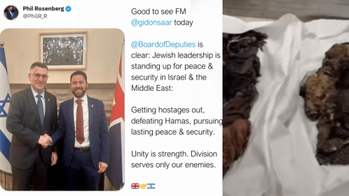 Video: as Israel burned babies in Gaza, British govt grants immunity to occupation minister