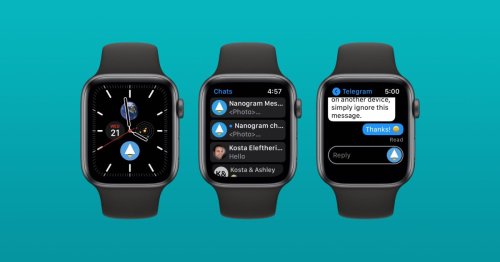 ‘Nanogram Messenger’ brings the full Telegram experience to your Apple Watch