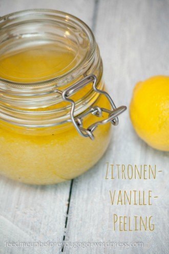 Zitronen-Vanille-Peeling