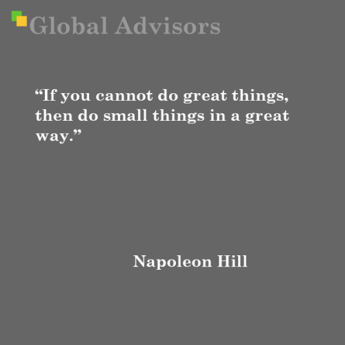 Quote: Napoleon Hill - Global Advisors | Quantified Strategy Consulting