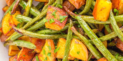 Oven Roasted Green Beans And Potatoes (Quick And Easy!)