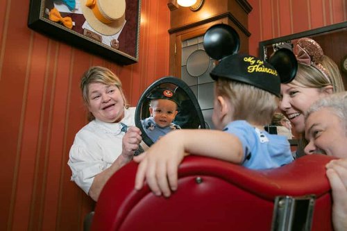 Disney Cast Create Haircut Memories at Harmony Barber Shop - The Main Street Mouse