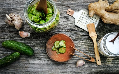 Gurken Kimchi oder Tsukemono wie in Japan: Einfaches Rezept für eingelegte Gurken