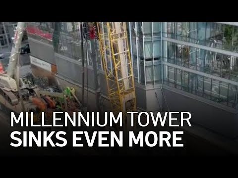 SF's leaning Millennium Tower tilts even more