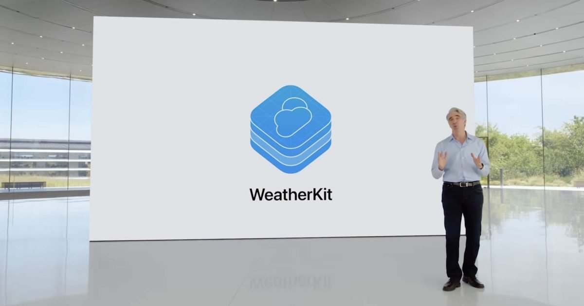 WeatherKit, Apple’s Dark Sky replacement, will allow for Android and web apps