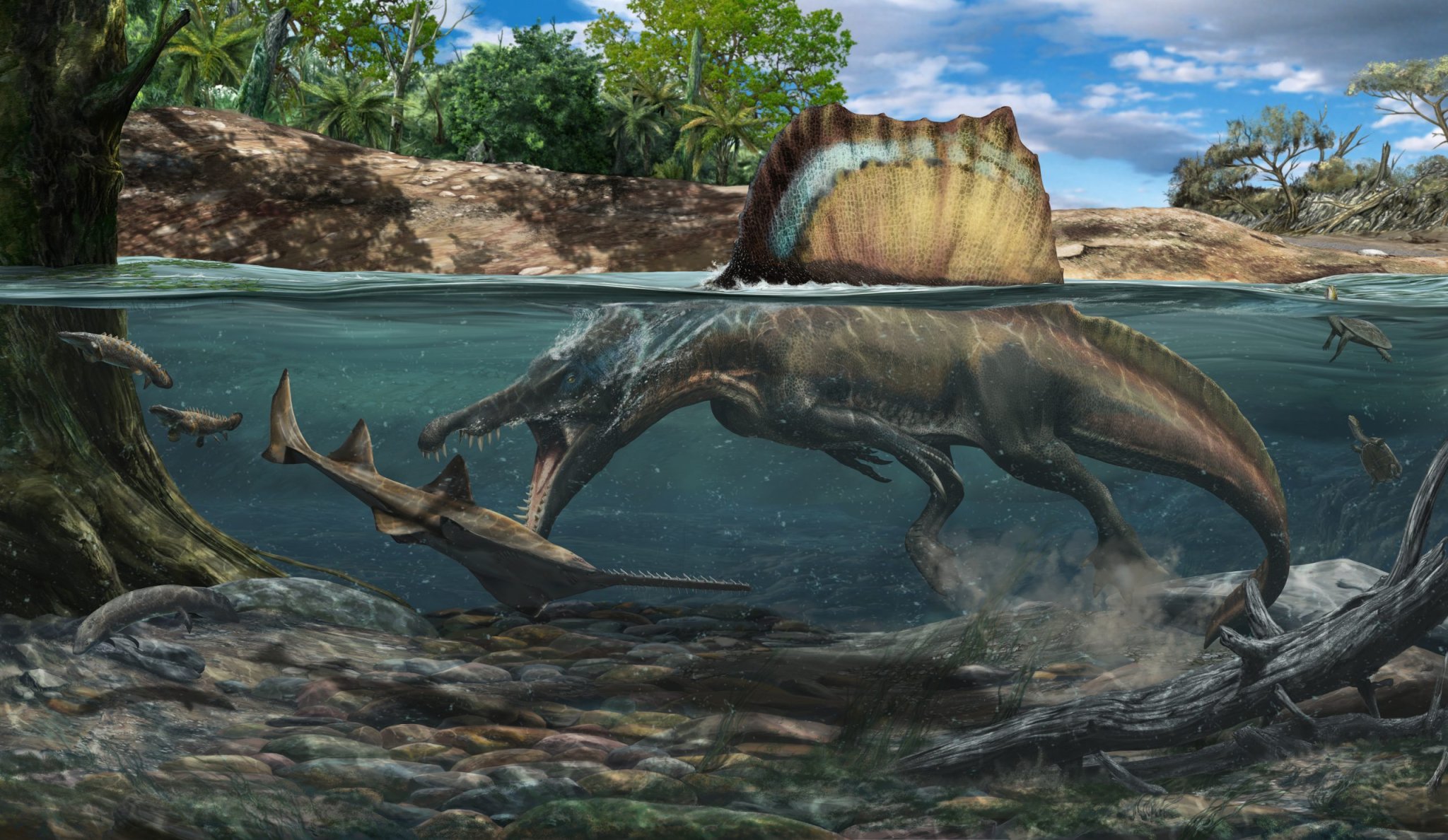 El 'Spinosaurus' que viste en 'Jurassic Park' no existe