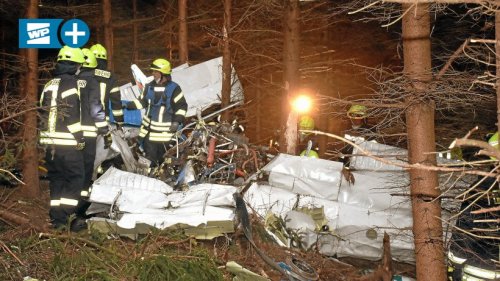 Siegen/Wilnsdorf:Flugzeugabsturz Niederdielfen rekonstruiert