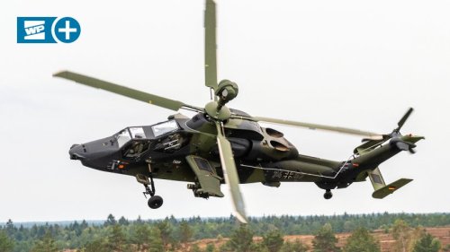 Kampfhubschrauber Tiger wieder im Tiefflug im Hochsauerland