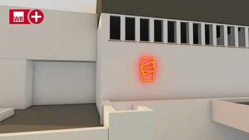 Neon-Kunstwerk für Esloher Rathaus: So geht es jetzt weiter