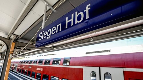 Bahnstrecke gesperrt: Keine Züge von Siegen nach Weidenau